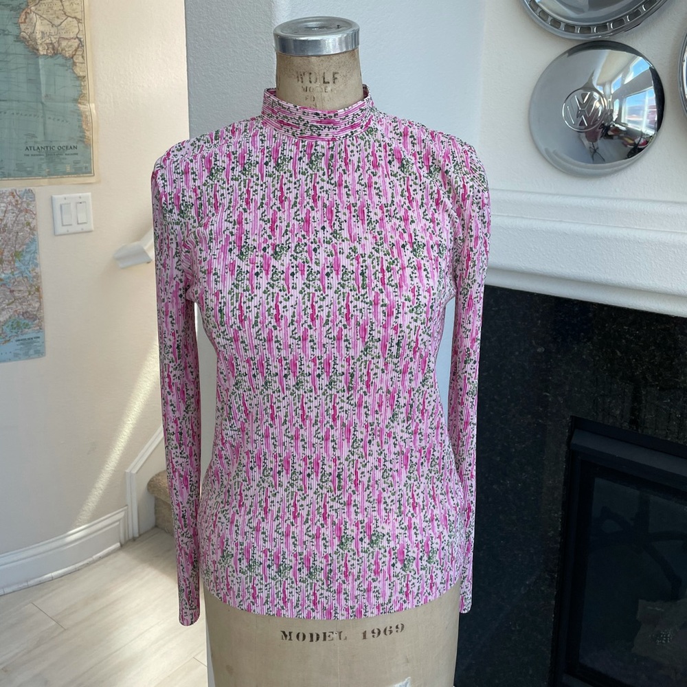 The fifth label interval mock neck top textured S